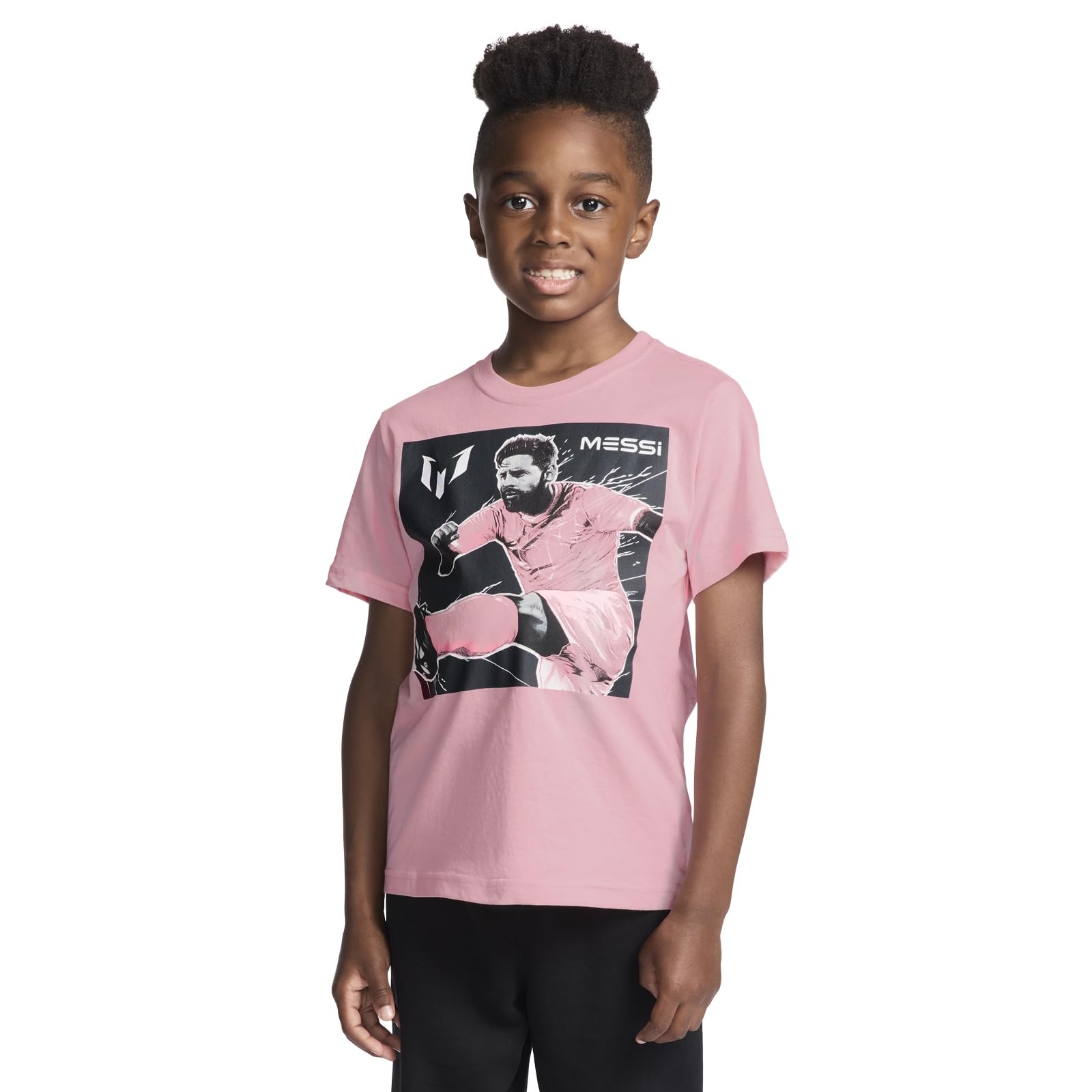 Boys' Lifestyle Short Sleeve T-Shirt, Slim-fit Graphic Tee, Cotton Blend Fabric